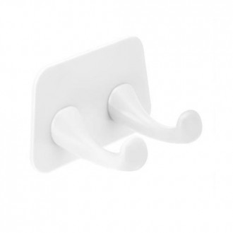 COLGADOR MULTIUSOS DOBLE GANCHO COMPACT GRIS CLAR