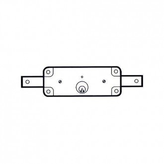 CERRADURA PUERTA METALICA 1511-AV MCM