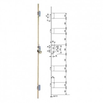 CERRADURA SEGURIDAD TLPN3/66/LC