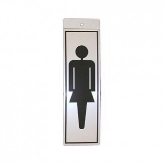 SILUETA ALUMINIO FIGURA SEÑORA 030