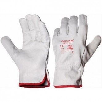 GUANTE FLOR VACUNO MASTER NC GP-016C BLISTER T-9