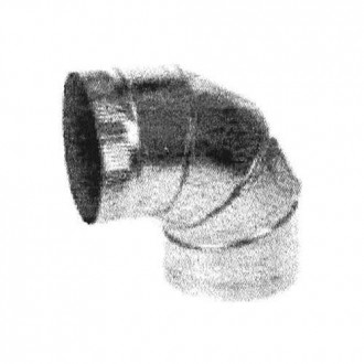 CODO GALVAN. DE 90º DIAMETRO 25 CM.