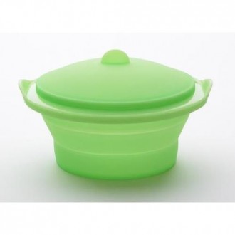 VAPORERA PLEGABLE VERDE SILICONA