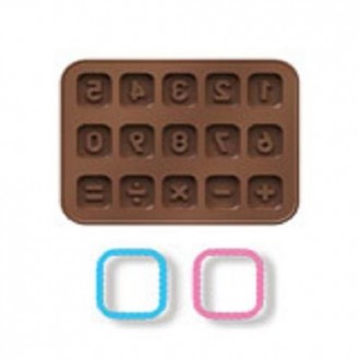MOLDE NUMERO CORTAPASTAS CHOCOLATE 630966