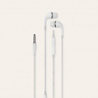 AURICULARES CONTACT C/MICRÓFONO - BLANCO