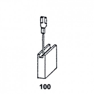 JUEGO ESCOBILLA PVC AEG/MILWAUKEE/SPIT 1366J