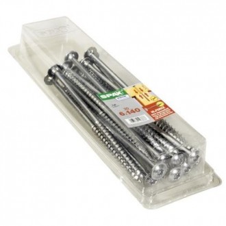 TORN. SPAX C/ARAN.TORX 6.0X140 WIROX C/20 UDS