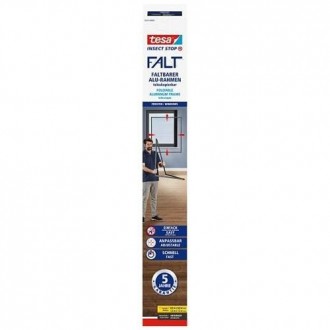 MALLA MOSQUITERA P/VENTANA 80X80-140X140CM BLANCO
