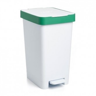 CUBO PEDAL 25 LITROS SMART VERDE RECICLAJE