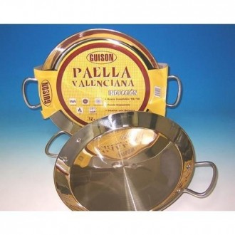 PAELLA VALENCIANA INOXIDABLE GUISON 36 CM.