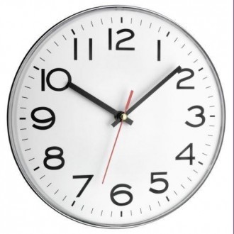 RELOJ PARED ESFERA BLANCA 60.3017