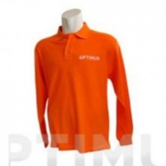 POLO MANGA LARGA OPTIMUS NARANJA XXL