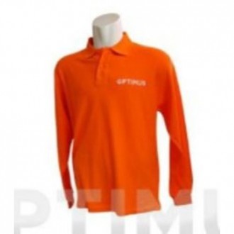 POLO MANGA LARGA OPTIMUS NARANJA M