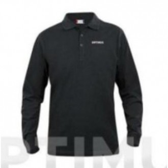 POLO MANGA LARGA OPTIMUS ANTRACITA L