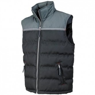 CHALECO OCEAN ACOLCHADO NEGRO/GRIS 4065 TALLA M