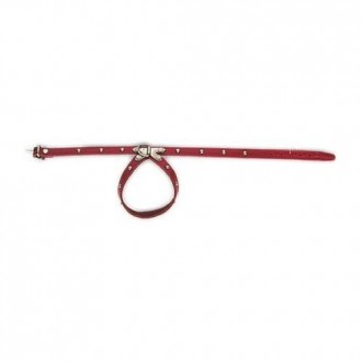 PETRAL CUERO CON CASCABEL 02003