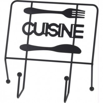 ATRIL COCINA METAL NEGRO C80620920