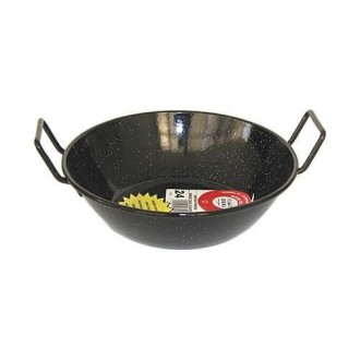 SARTEN ESMALTADA HONDA CON ASAS LA IDEAL 26 CM.