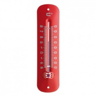 TERMOMETRO METAL ROJO 12.2051.05