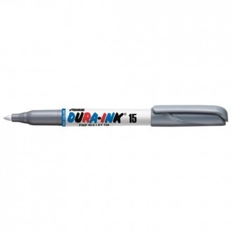 ROTULADOR PUNTA FINA DURA-INK 15 PLATA
