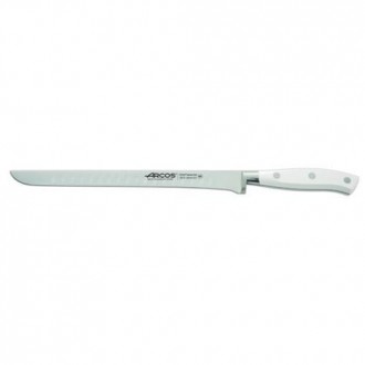 CUCHILLO JAMONERO CON ALVEOLOS 25CM RIVIERA BLANCO