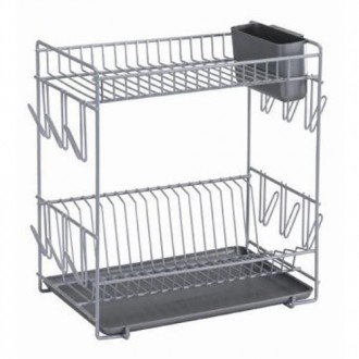 ESCURREPLATOS GRANDE GRIS 89010