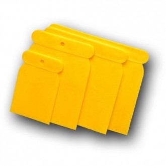 ESPATULAS FLEXIBLES EMPLASTECER PLASTICO (JUEGO-4)