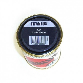 ESMALTE TITANLUX 375 ML. 542 001 AZUL COBA LTD. O