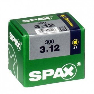 TORNILLO SPAX C/PL POZI BRICO. 3.0X12 C/300 UDS