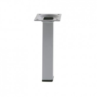 PATA MESA 3 CUADRADA 25X25X700MM PLATA 21743
