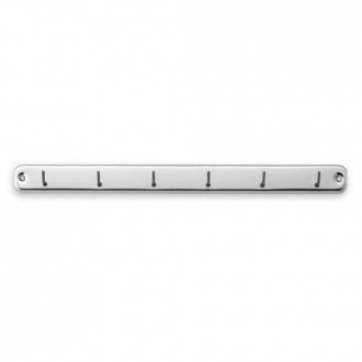 COLGADOR COCINA 6 GANCHOS ACERO 3086-1