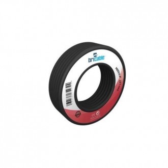 CABLE MANGUERA PLANA H03VVH2-F 2X0.75 NEGRA 5M