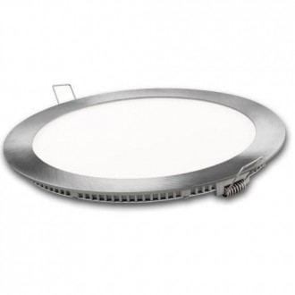 DOWNLIGHT LED 18W REDONDO PLATA FRIA 20808