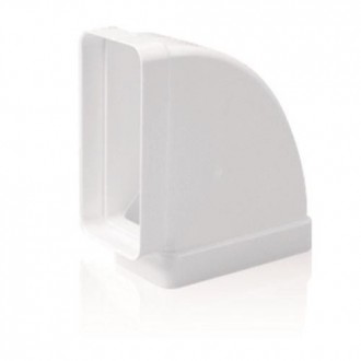 CODO RECT.HORIZ. TUBO EXTRACCION PVC 90º 110X55MM.