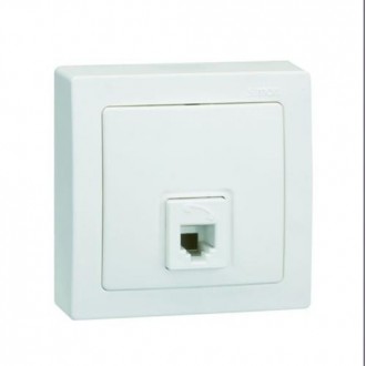 TOMA TELEFONO RJ-11 BLANCA G73480-20 S73