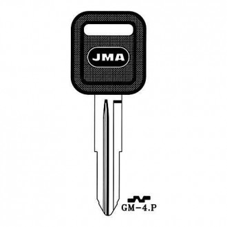 LLAVIN ACERO PLASTICO NEGRO GM-4.P