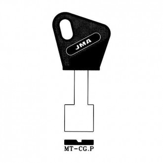 LLAVIN LATON SEGURIDAD PLASTICO NEGRO MT-CG.P