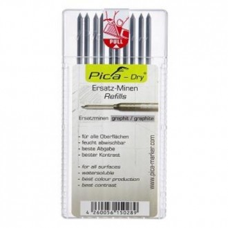 RECAMBIO MINAS PICA-DRY ESTUCHE 10 GRAFITO 4030
