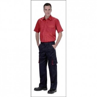 PANTALON REFORZADO CARGO AZUL TALLA 44