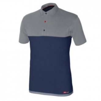POLO STRETCH AZUL/GRIS M/CORTA 8774 T-L