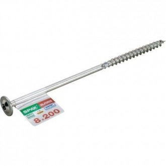 TORN. SPAX C/ARAN.TORX 8.0X200 WIROX 1 UNIDAD