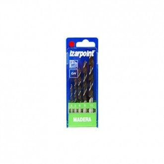 BROCAS MADERA ESTUCHE PLASTICO 5 PIEZAS 1435