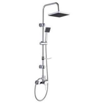 SET DUCHA C/GRIFO INOX C/ROCIADOR TINEO SD31014