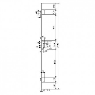 CERRADURA SEGURIDAD TLPN3/66/CE TESA