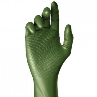 GUANTE NITRILO GRIPPAZ VERDE H580 MG/10(CAJA-10)