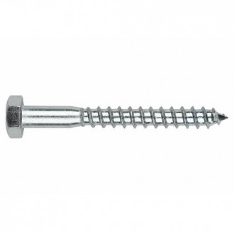 TORNILLO MADERA DIN-571 C/EXAGONAL 6X60 ZN.(BL.)