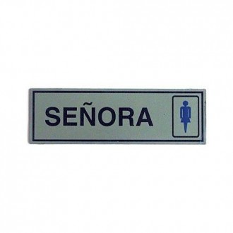 PICTOGRAMA LATONADO 180X60 SEÑORITA