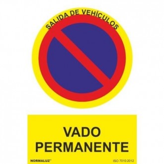 SEÑAL VADO PERMANENTE