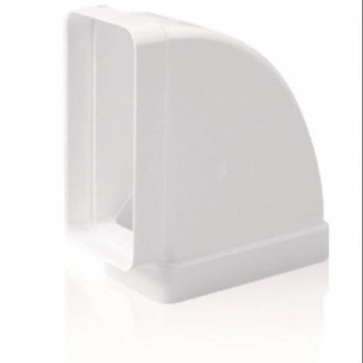 CODO RECT.HORIZ. TUBO EXTRACCION PVC 90º 150X75MM