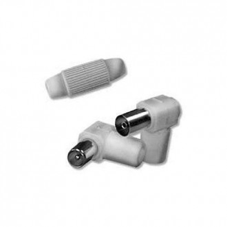 CONECTOR CODO MACHO BLANCO 70102